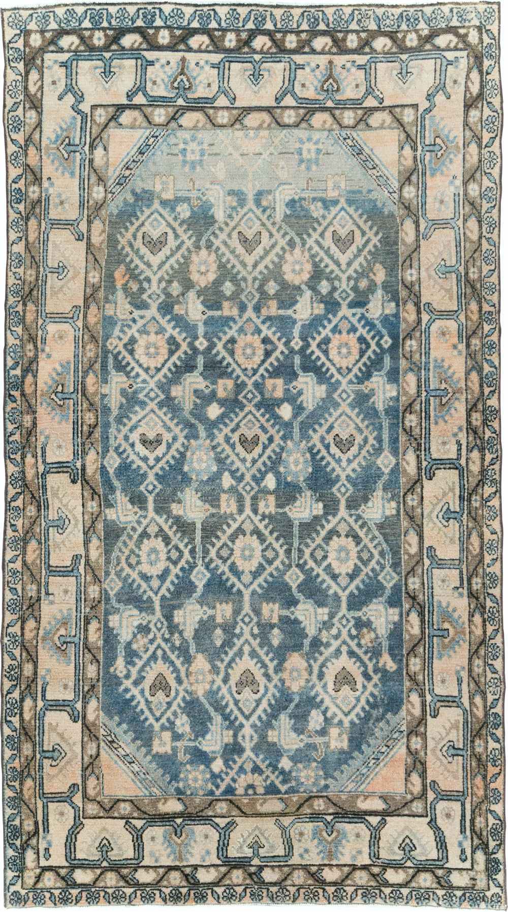 Vintage Persian Malayer Accent Rug, No.29827 - Galerie Shabab