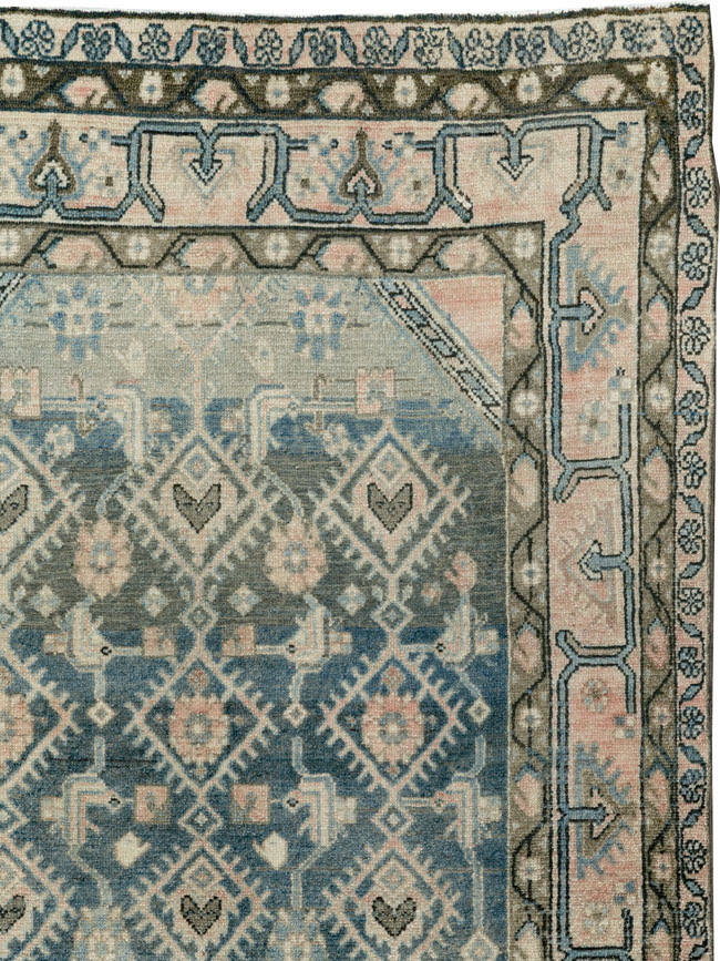 Vintage Persian Malayer Accent Rug, No.29827 - Galerie Shabab