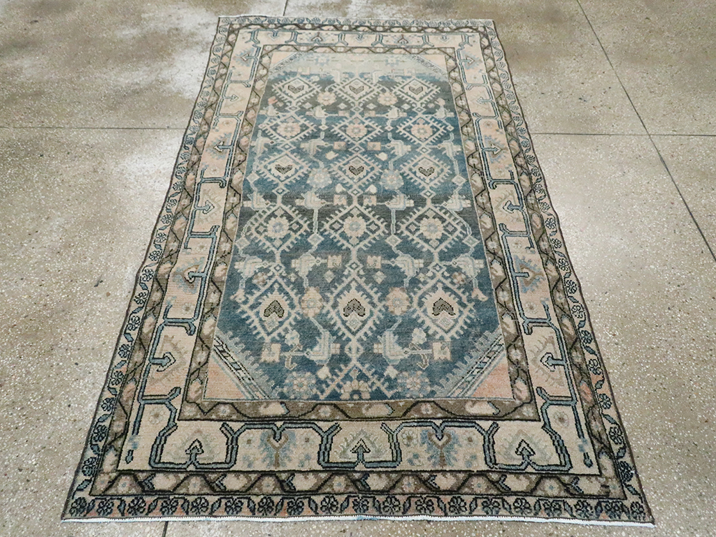 Vintage Persian Malayer Accent Rug, No.29827 - Galerie Shabab