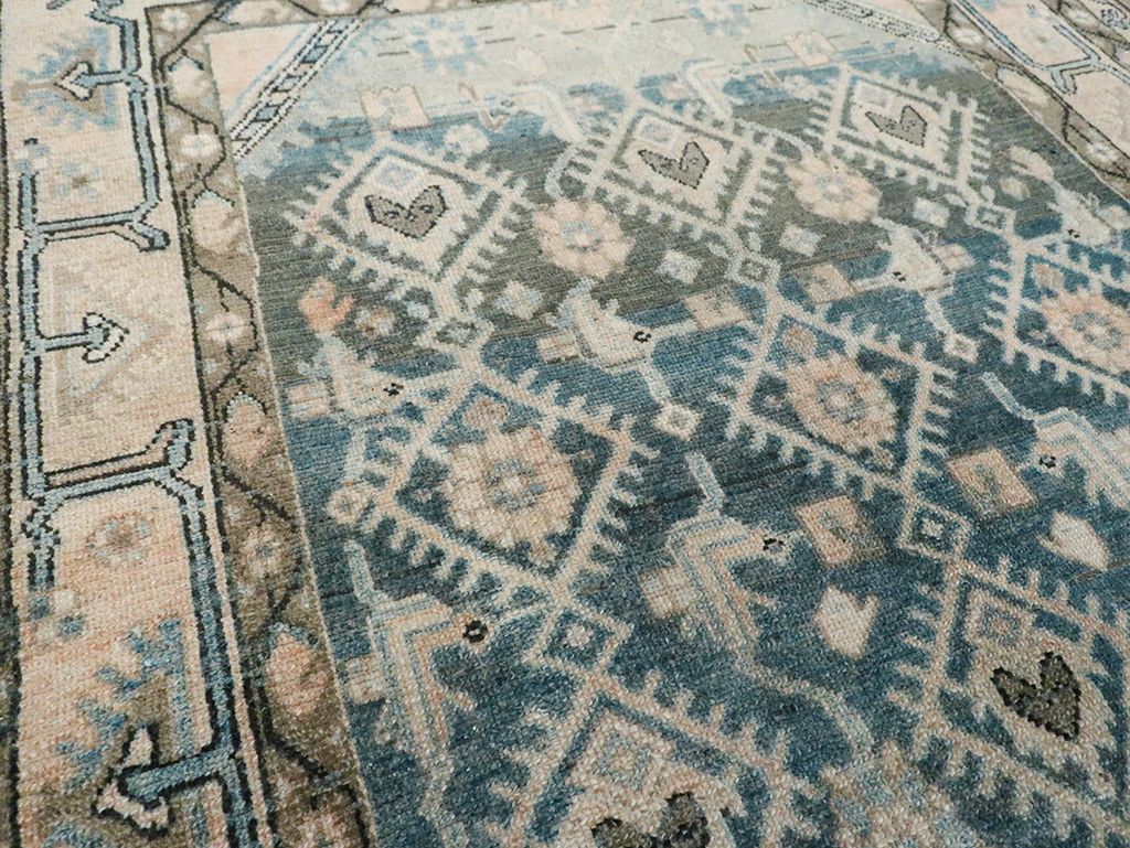 Vintage Persian Malayer Accent Rug, No.29827 - Galerie Shabab