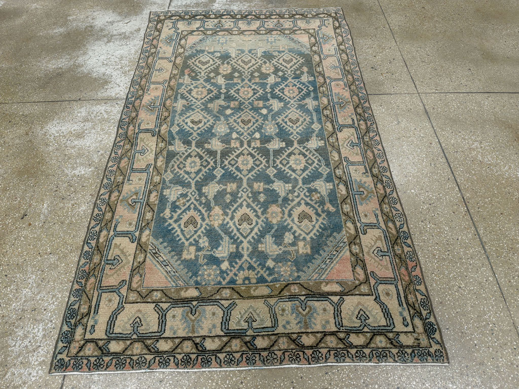 Vintage Persian Malayer Accent Rug, No.29827 - Galerie Shabab