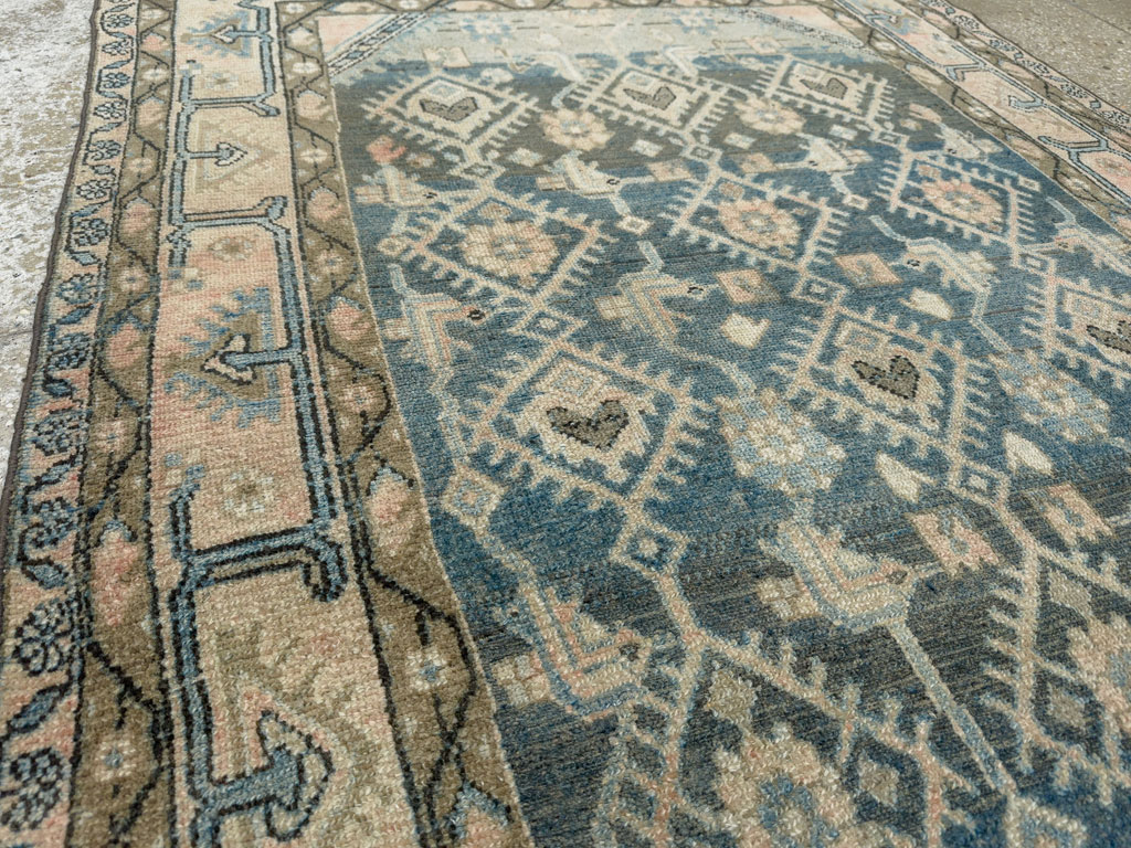 Vintage Persian Malayer Accent Rug, No.29827 - Galerie Shabab
