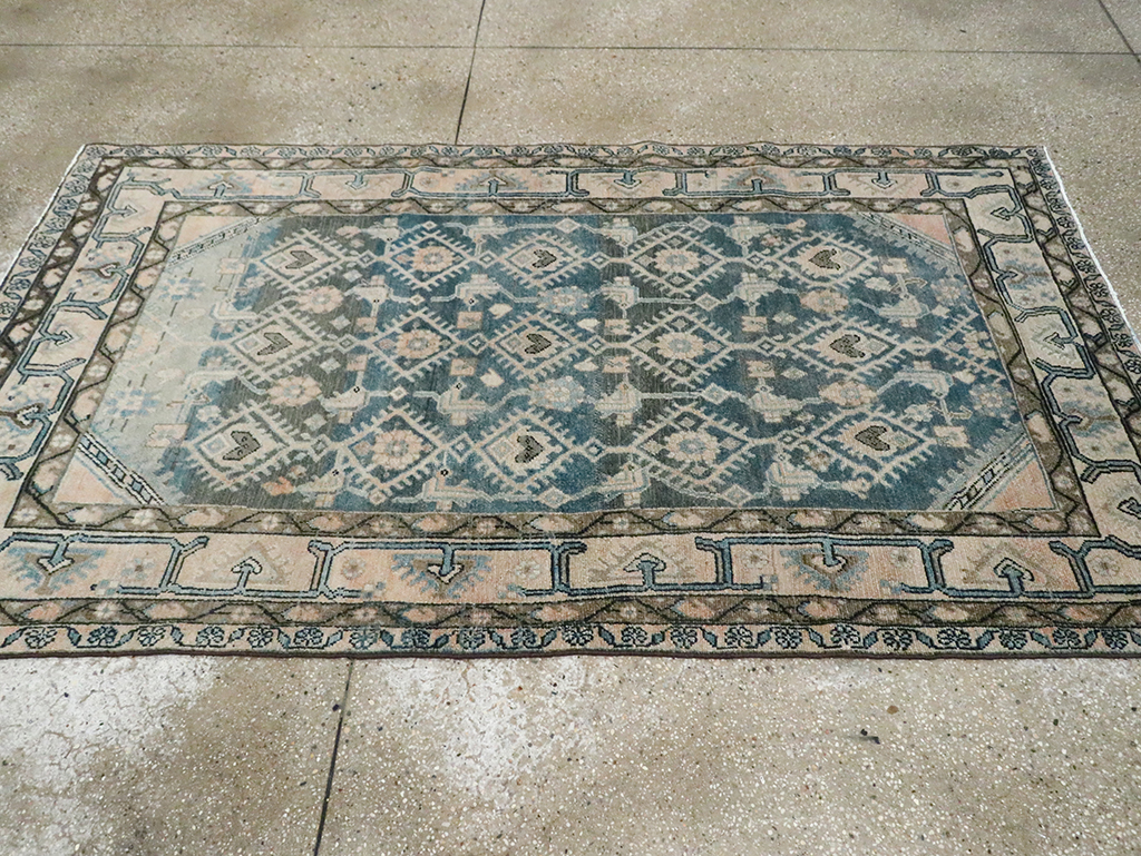 Vintage Persian Malayer Accent Rug, No.29827 - Galerie Shabab
