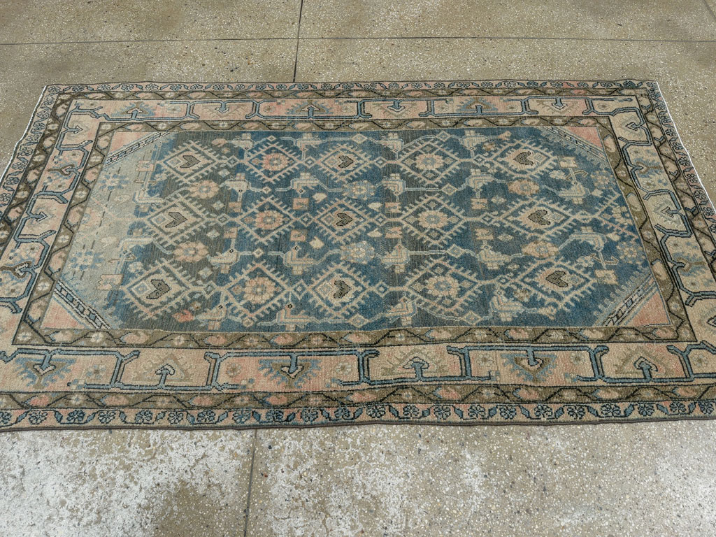 Vintage Persian Malayer Accent Rug, No.29827 - Galerie Shabab