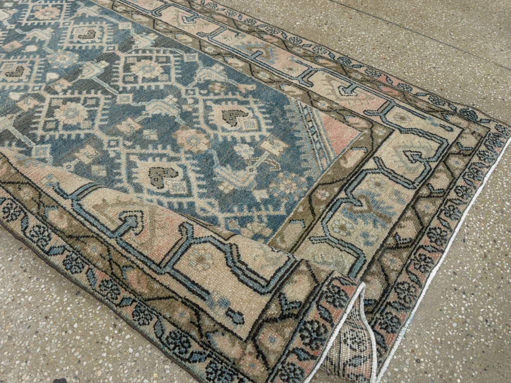 Vintage Persian Malayer Accent Rug, No.29827 - Galerie Shabab