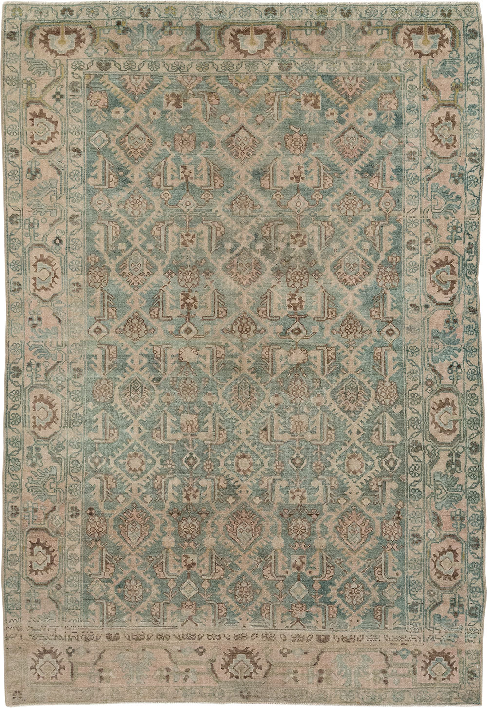 Vintage Persian Malayer Rug, No.29828 - Galerie Shabab