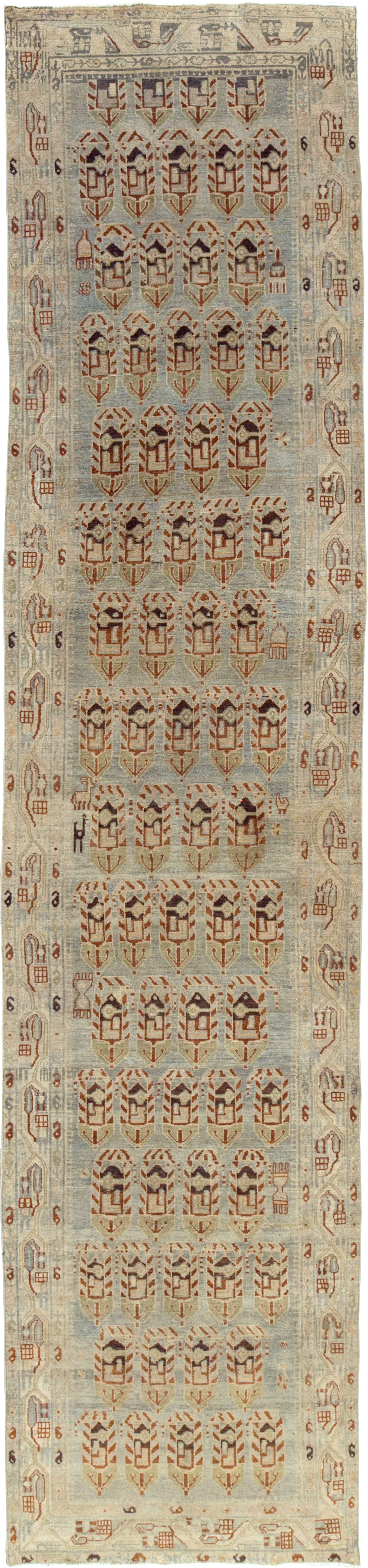 Antique Persian Malayer Runner, No.29829 - Galerie Shabab