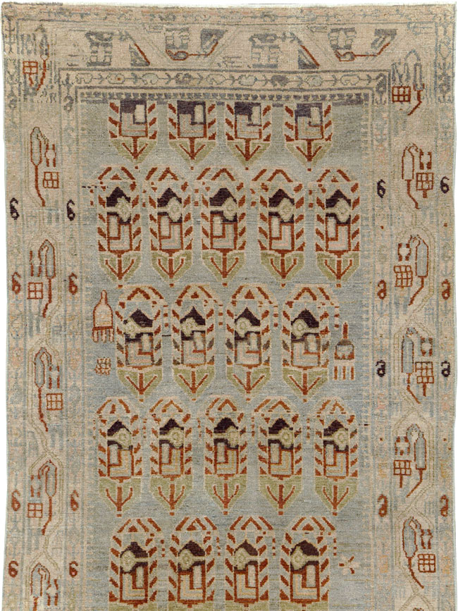 Antique Persian Malayer Runner, No.29829 - Galerie Shabab