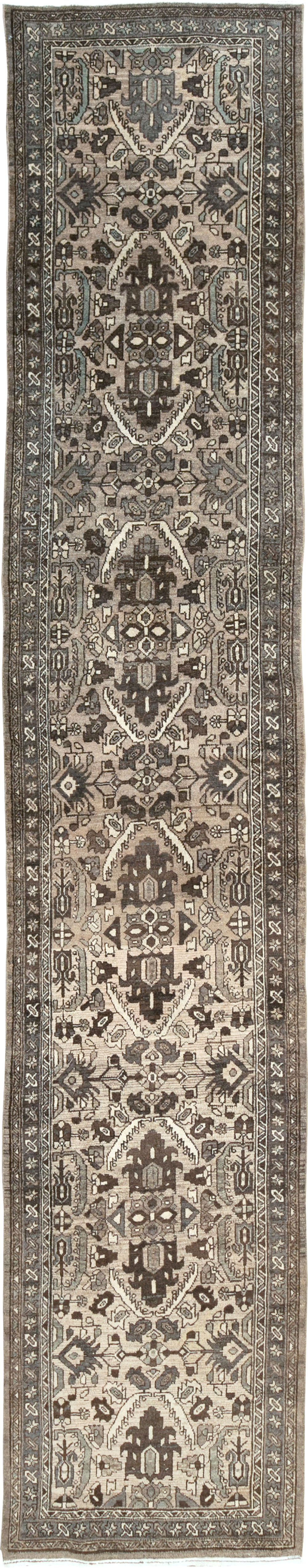 Vintage Persian Malayer Runner, No.29830 - Galerie Shabab