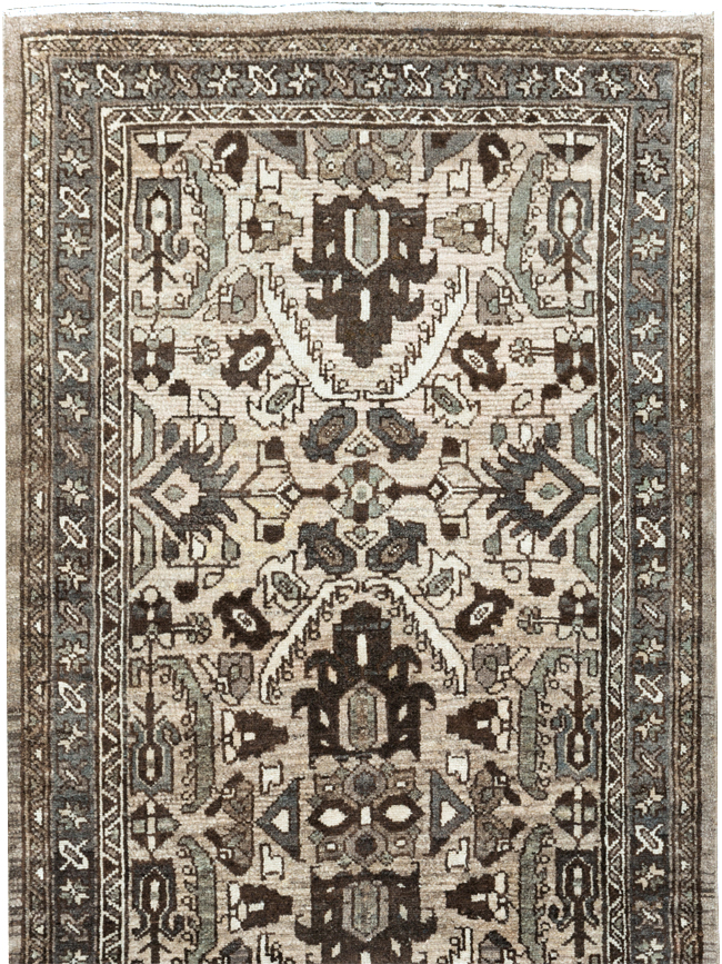 Vintage Persian Malayer Runner, No.29830 - Galerie Shabab
