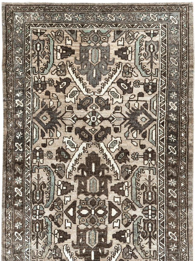Vintage Persian Malayer Runner, No.29830 - Galerie Shabab