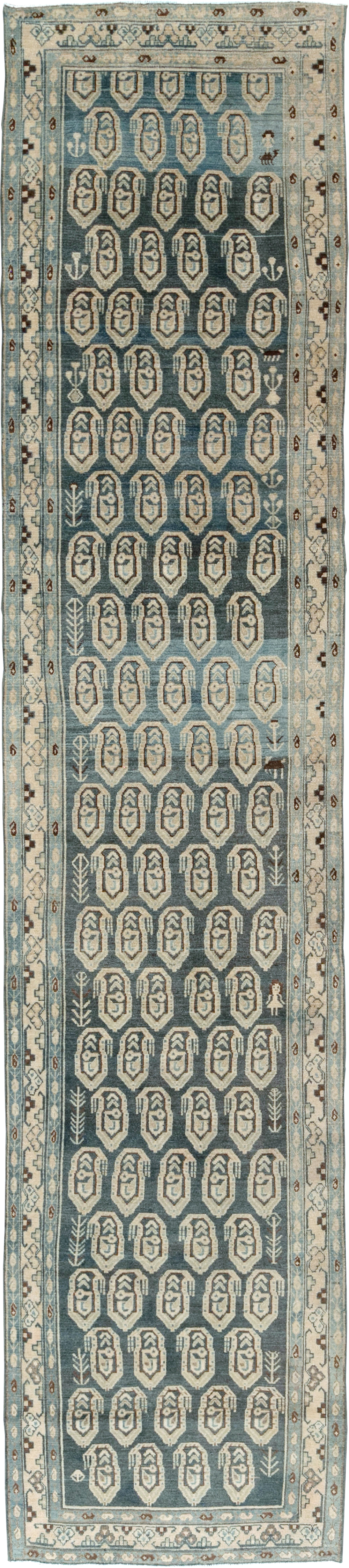 Vintage Persian Malayer Runner, No.29835 - Galerie Shabab