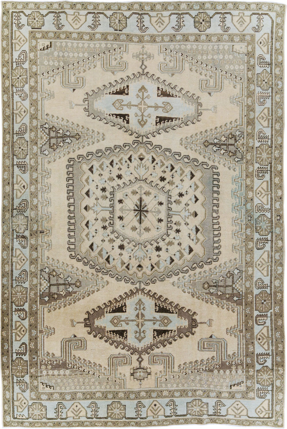 Vintage Persian Veece Accent Carpet, No.29839 - Galerie Shabab
