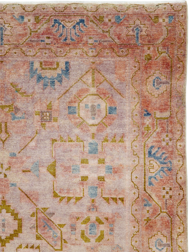 Vintage Persian Malayer Accent Rug, No.29843 - Galerie Shabab