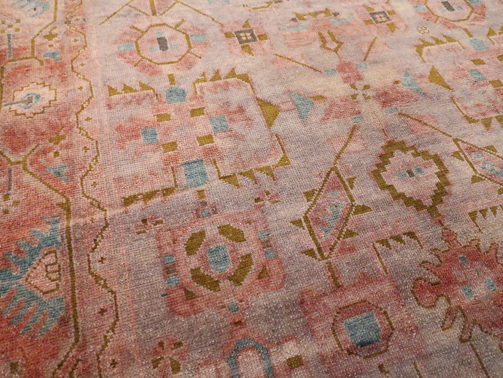 Vintage Persian Malayer Accent Rug, No.29843 - Galerie Shabab