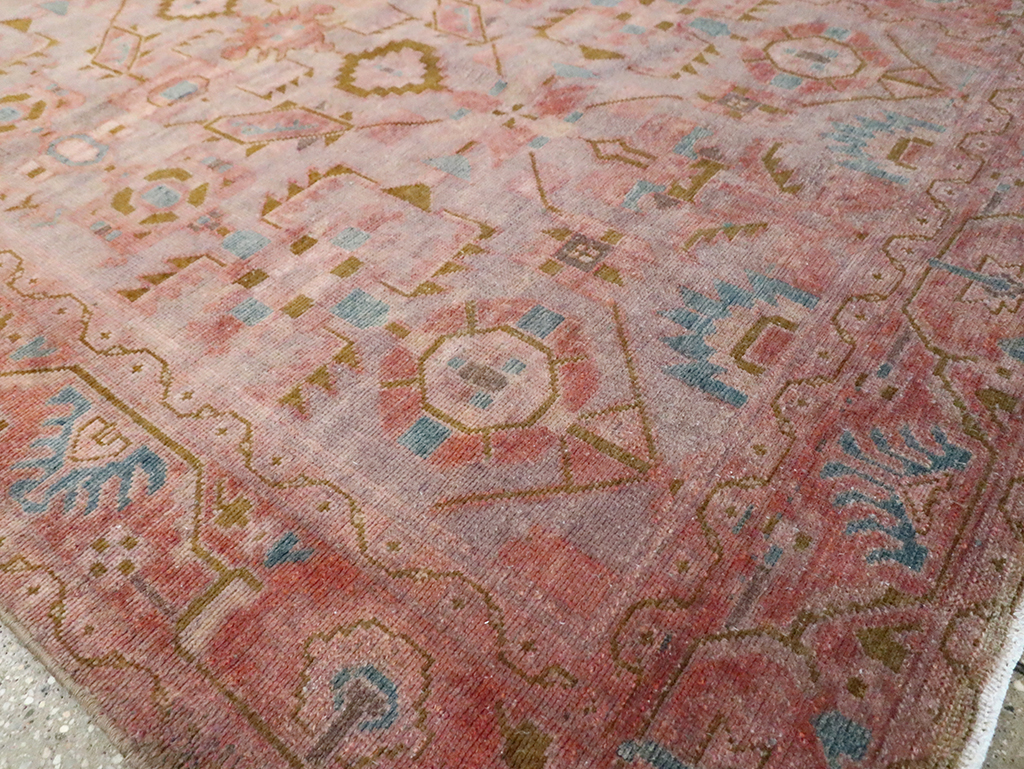 Vintage Persian Malayer Accent Rug, No.29843 - Galerie Shabab