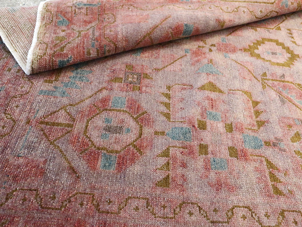Vintage Persian Malayer Accent Rug, No.29843 - Galerie Shabab