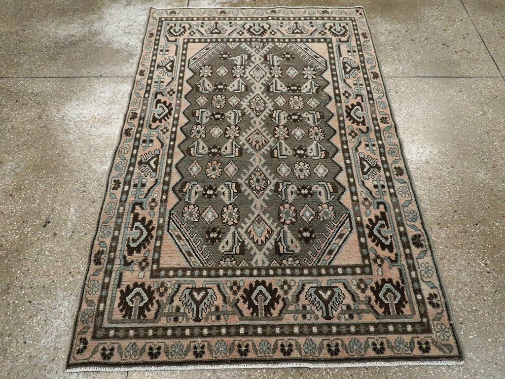 Vintage Persian Malayer Rug, No.29845 - Galerie Shabab