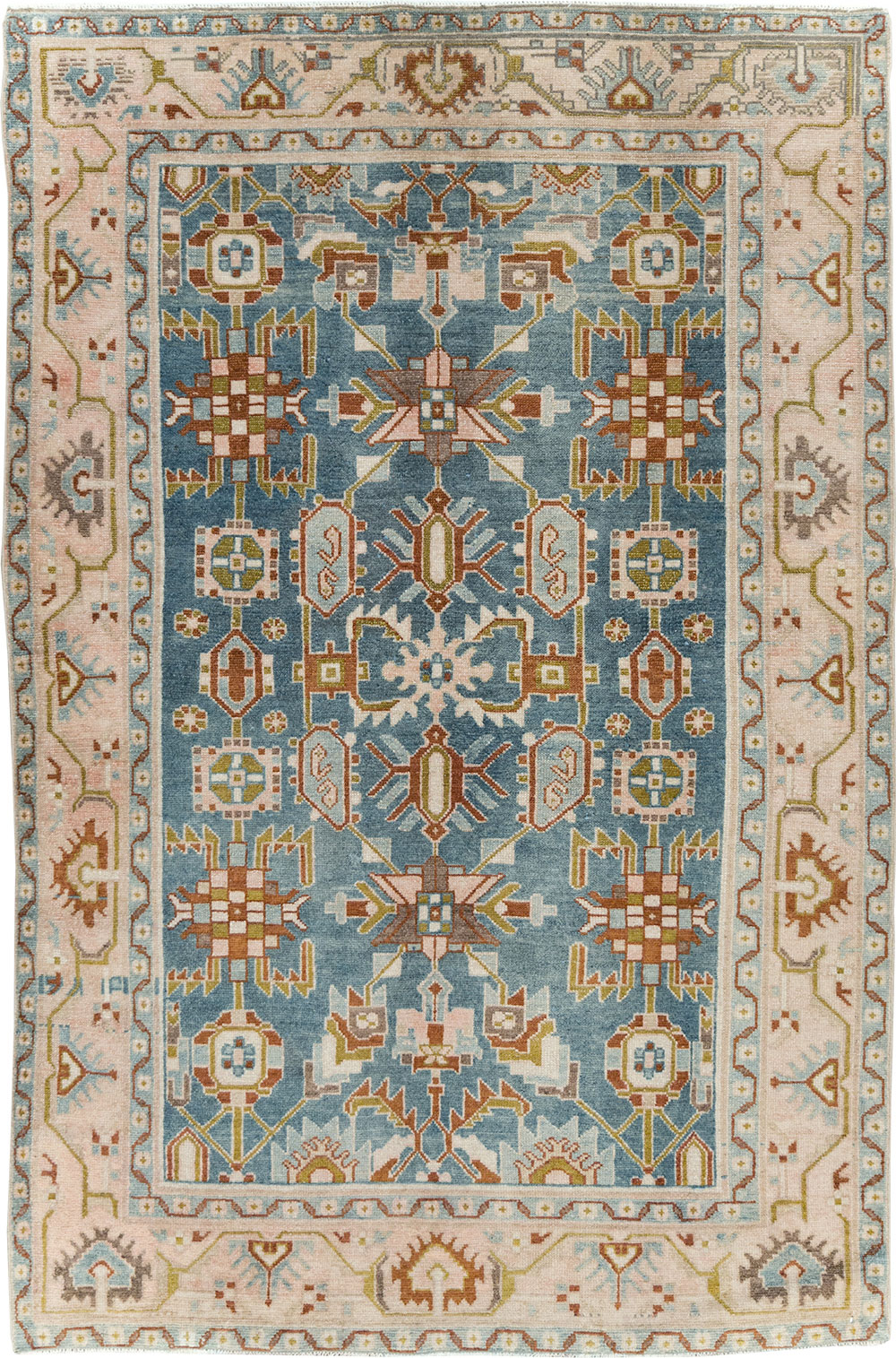 Vintage Persian Malayer Accent Rug, No.29849 - Galerie Shabab