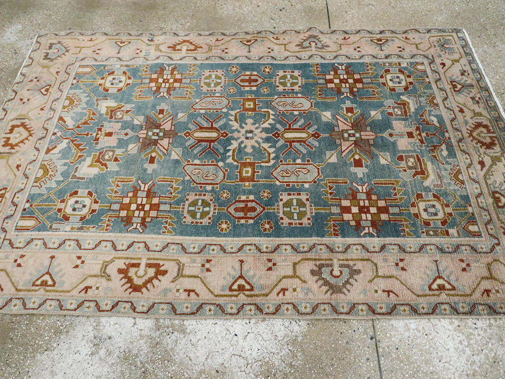 Vintage Persian Malayer Accent Rug, No.29849 - Galerie Shabab