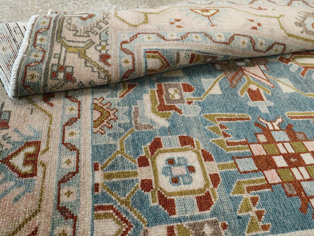 Vintage Persian Malayer Accent Rug, No.29849 - Galerie Shabab