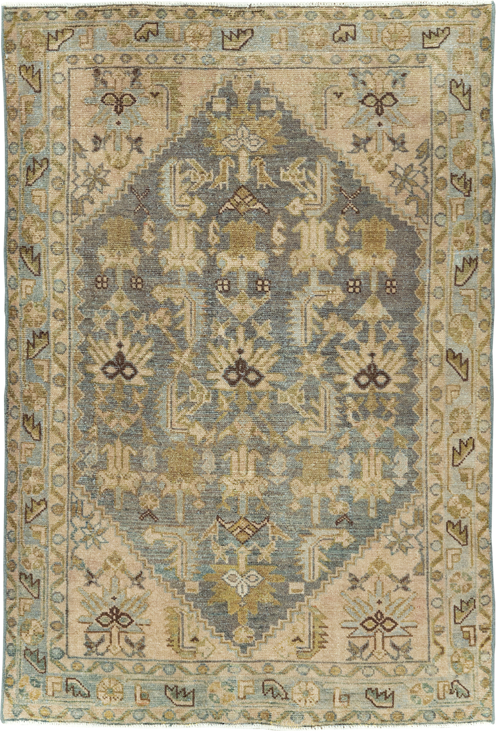 Vintage Persian Malayer Rug, No.29851 - Galerie Shabab