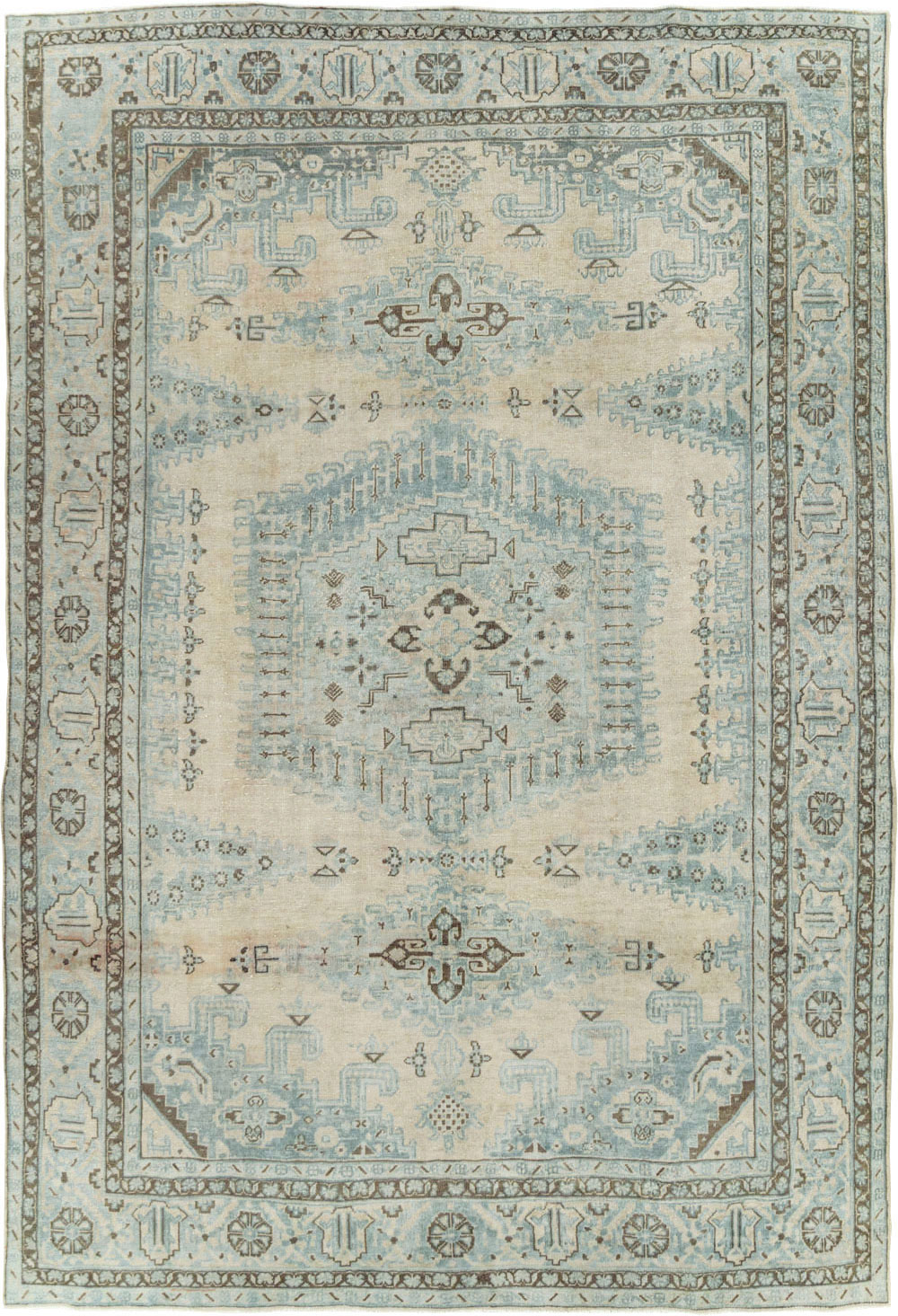 Vintage Persian Veece Accent Carpet, No.29852 - Galerie Shabab
