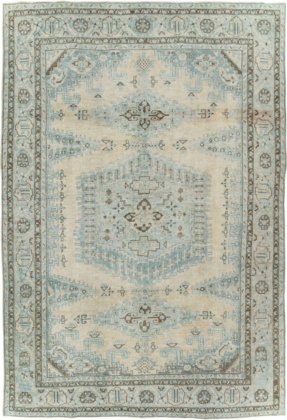 Vintage Persian Veece Accent Carpet, No.29852 - Galerie Shabab