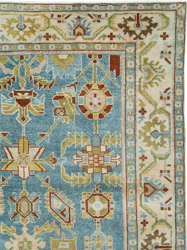 Vintage Persian Malayer Accent Rug, No.29860 - Galerie Shabab