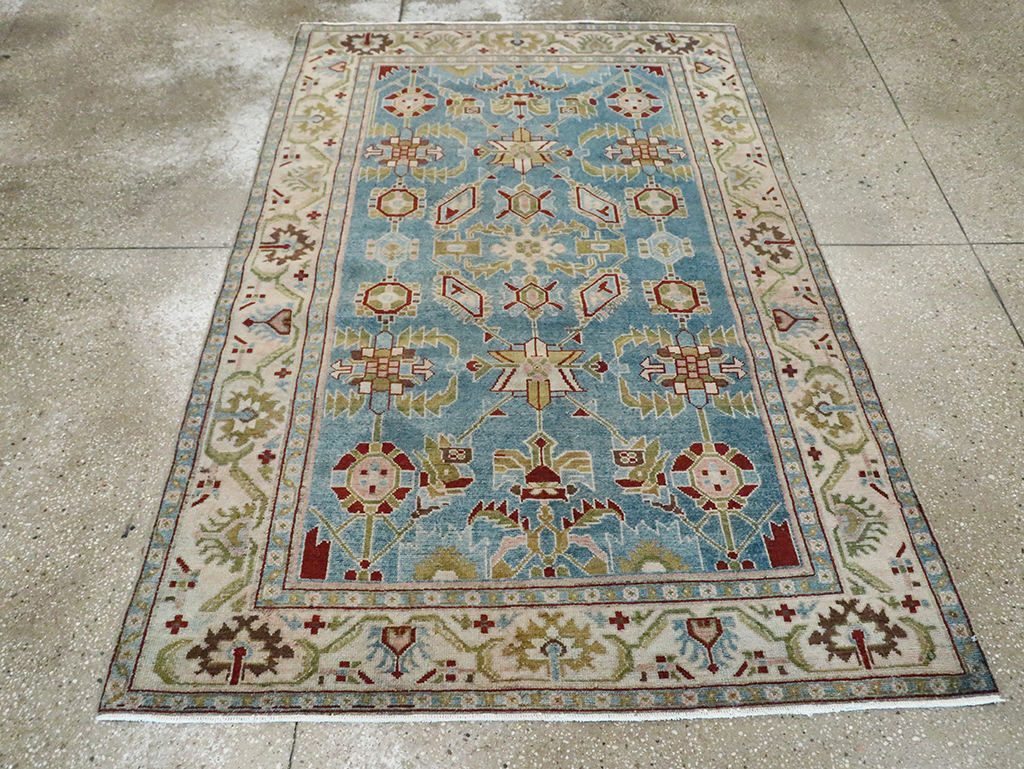 Vintage Persian Malayer Accent Rug, No.29860 - Galerie Shabab