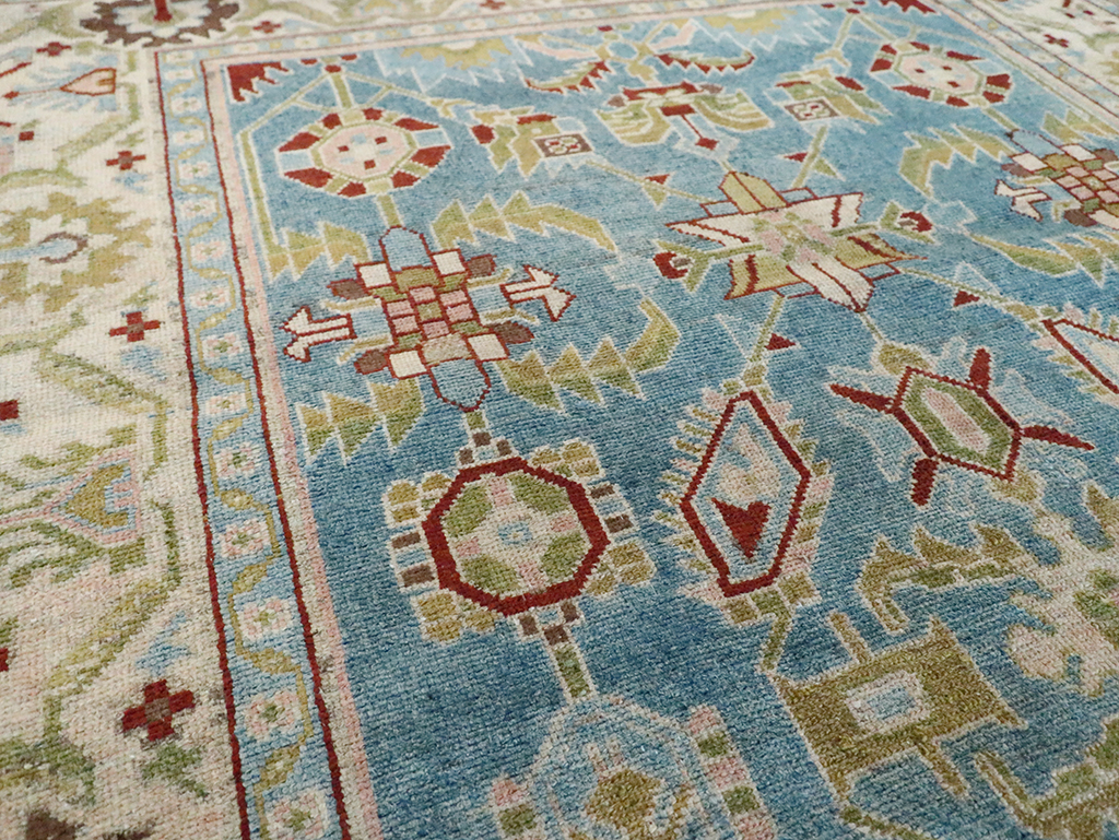 Vintage Persian Malayer Accent Rug, No.29860 - Galerie Shabab