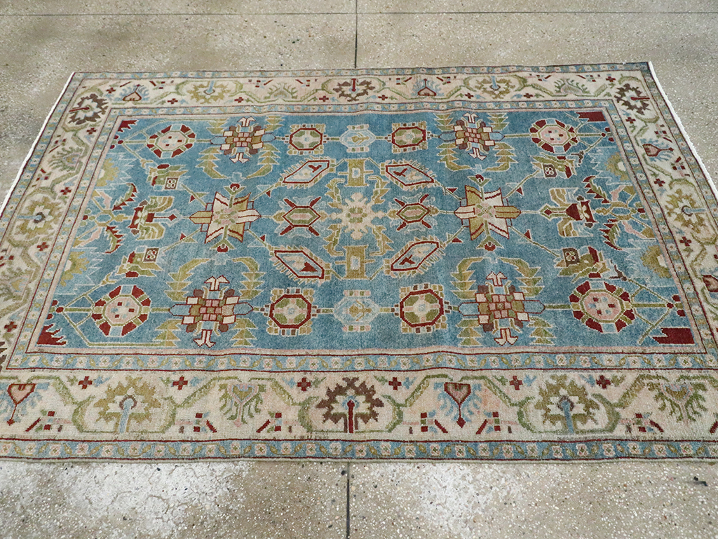 Vintage Persian Malayer Accent Rug, No.29860 - Galerie Shabab