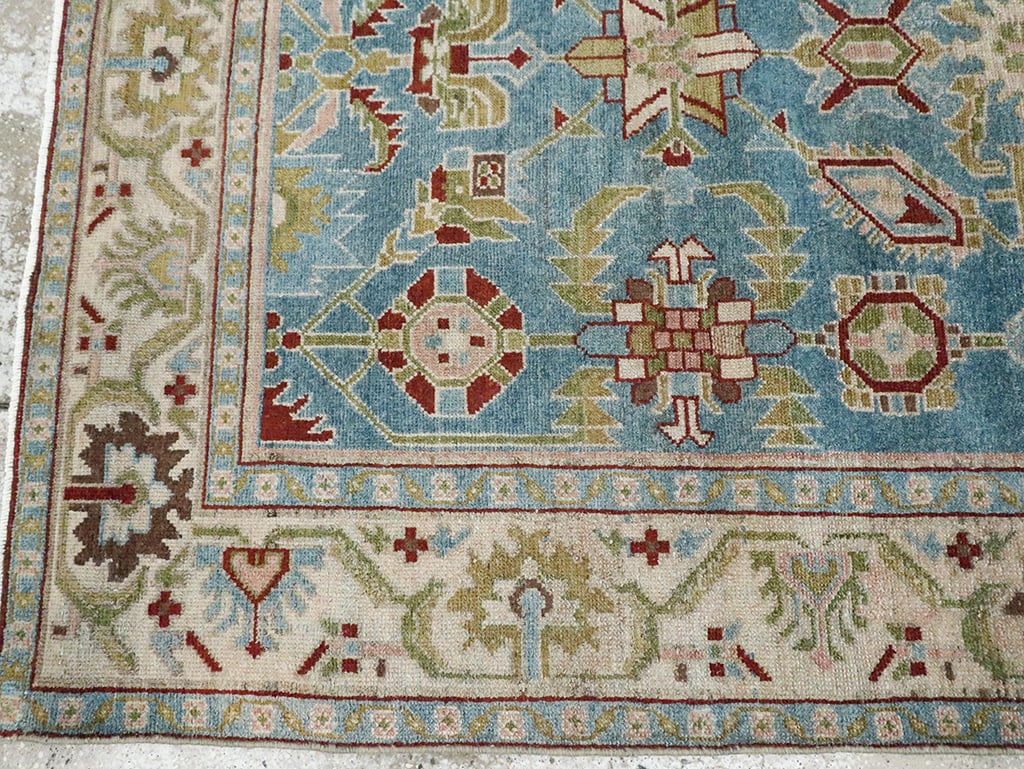 Vintage Persian Malayer Accent Rug, No.29860 - Galerie Shabab