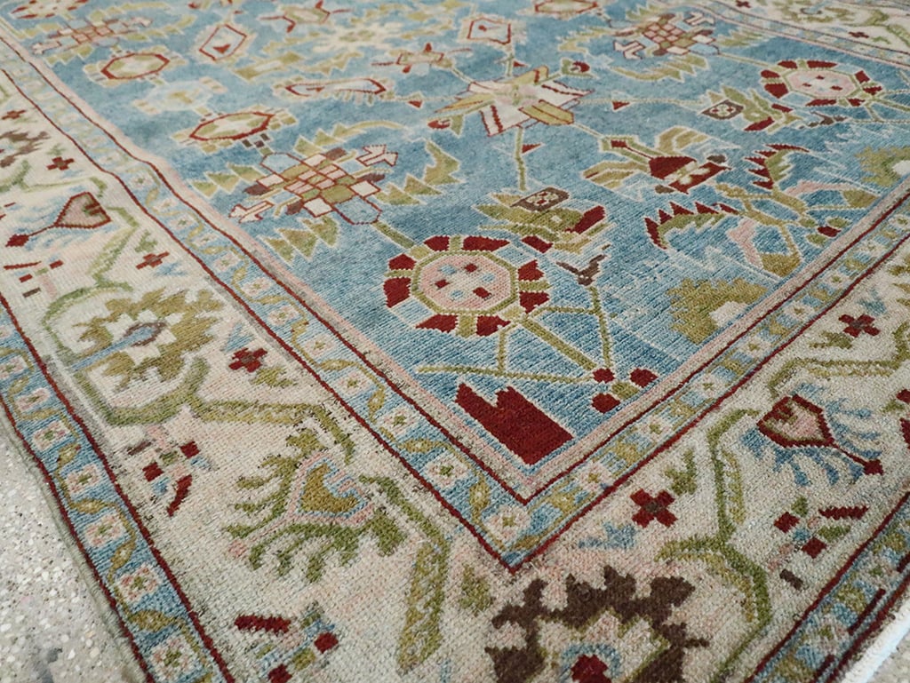 Vintage Persian Malayer Accent Rug, No.29860 - Galerie Shabab
