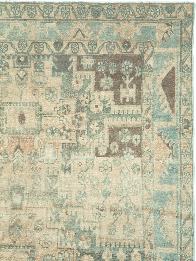 Vintage Persian Malayer Accent Rug, No.29861 - Galerie Shabab