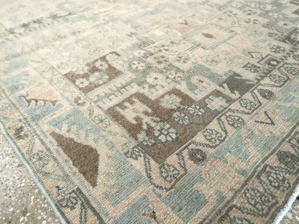 Vintage Persian Malayer Accent Rug, No.29861 - Galerie Shabab