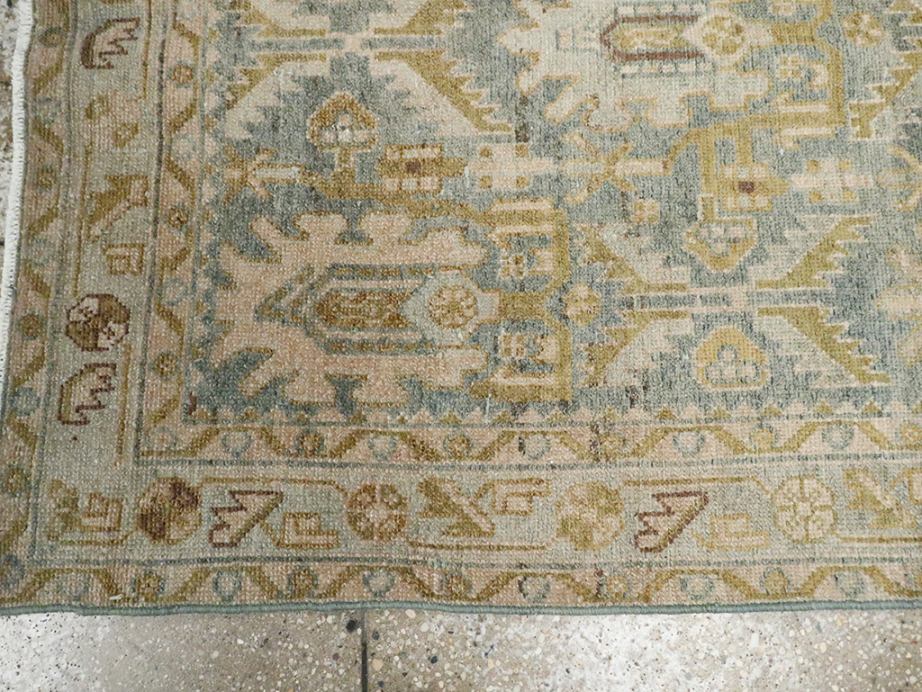 Vintage Persian Malayer Throw Rug, No.29867 - Galerie Shabab