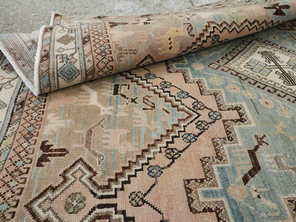 Vintage Persian Afshar Accent Rug, No.29869 - Galerie Shabab