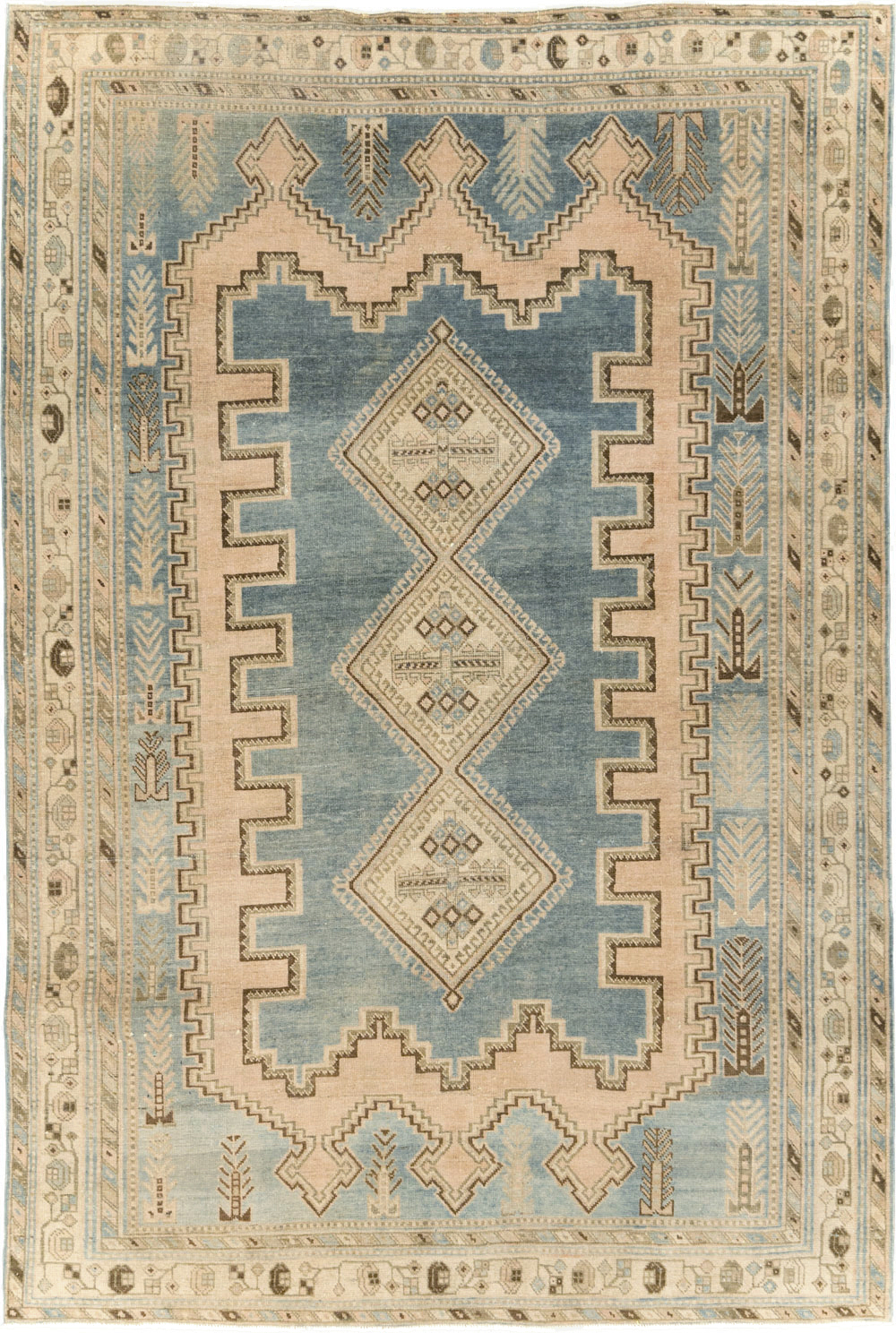 Vintage Persian Afshar Accent Rug, No.29871 - Galerie Shabab