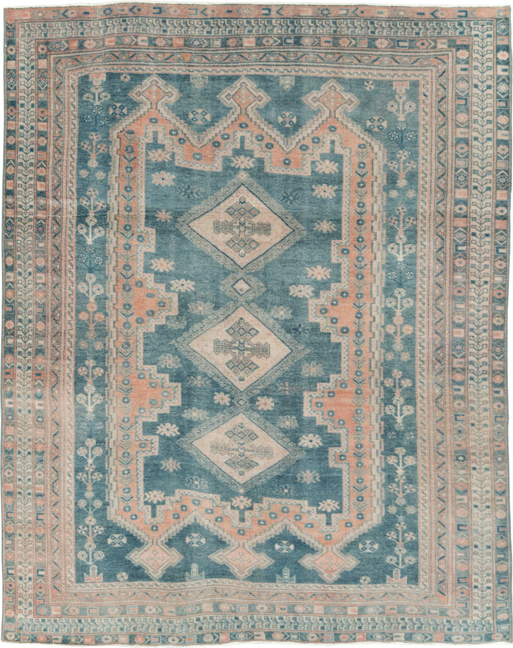 Vintage Persian Afshar Tribal Accent Rug, No.29874 - Galerie Shabab
