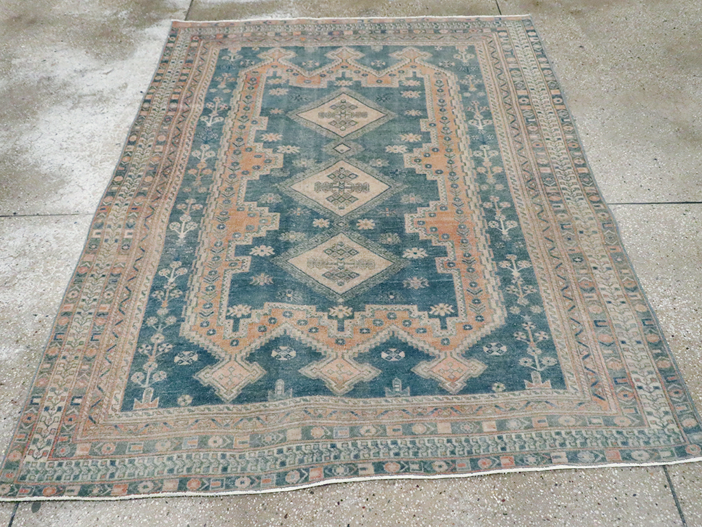 Vintage Persian Afshar Tribal Accent Rug, No.29874 - Galerie Shabab