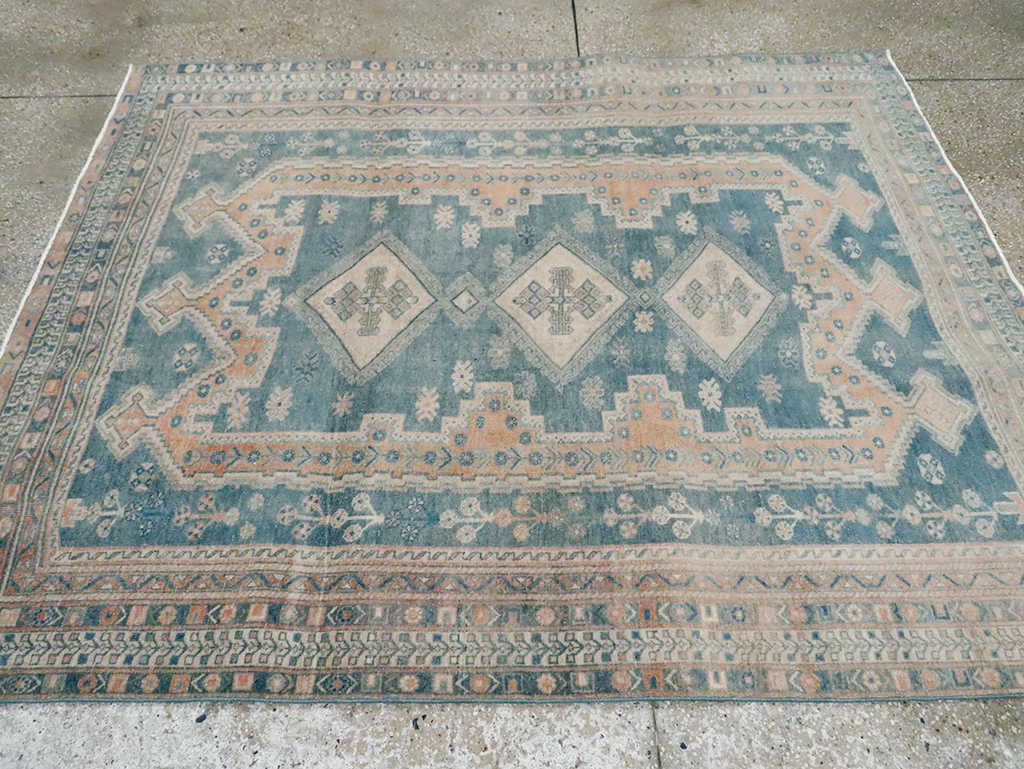 Vintage Persian Afshar Tribal Accent Rug, No.29874 - Galerie Shabab