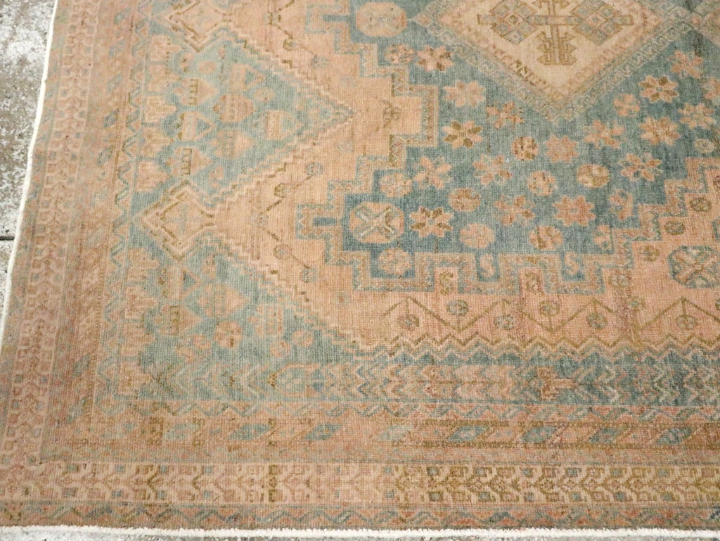 Vintage Persian Afshar Accent Rug, No.29875 - Galerie Shabab