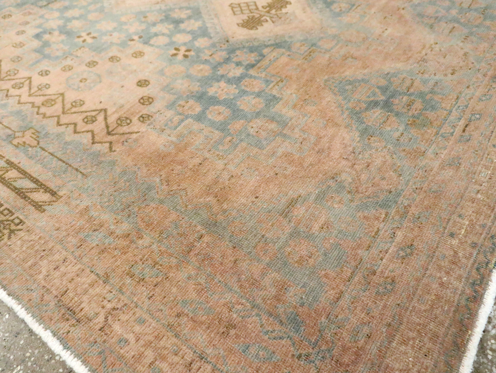 Vintage Persian Afshar Accent Rug, No.29875 - Galerie Shabab