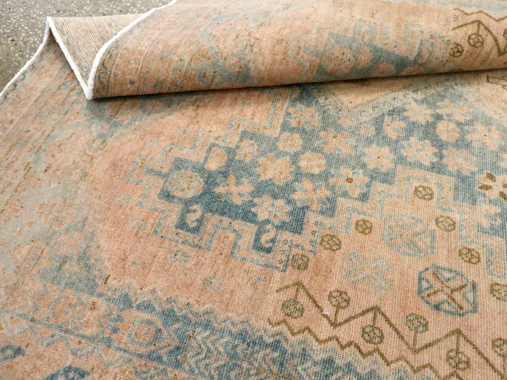 Vintage Persian Afshar Accent Rug, No.29875 - Galerie Shabab