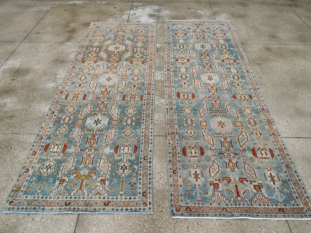 Vintage Persian Malayer Runner, No.29880 - Galerie Shabab