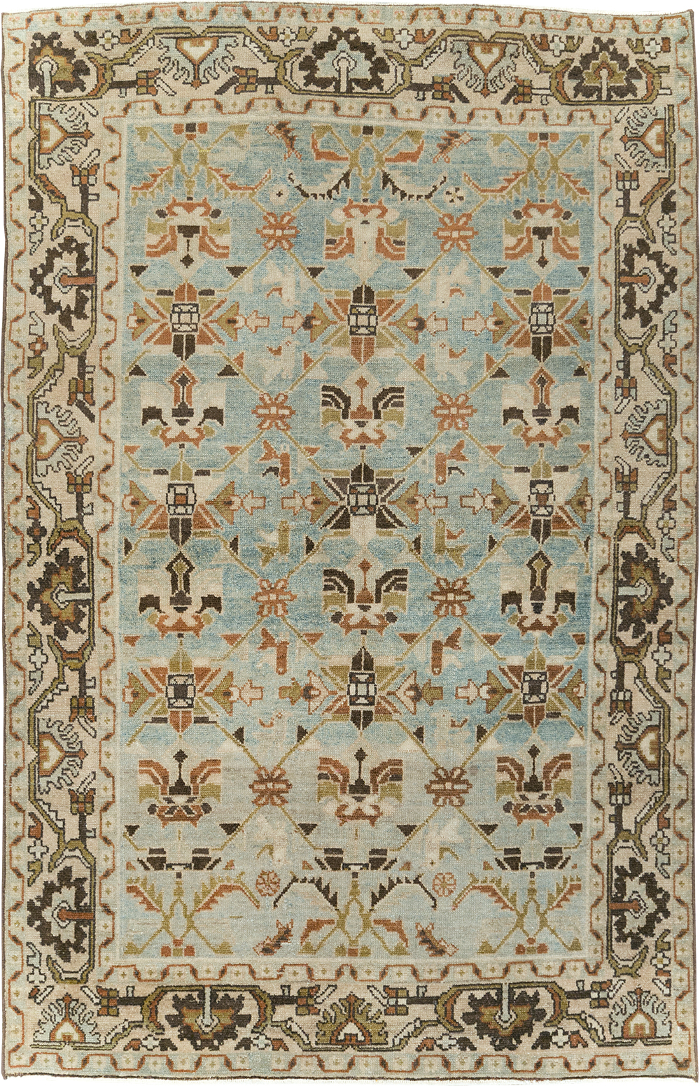 Vintage Persian Malayer Rug, No.29887 - Galerie Shabab