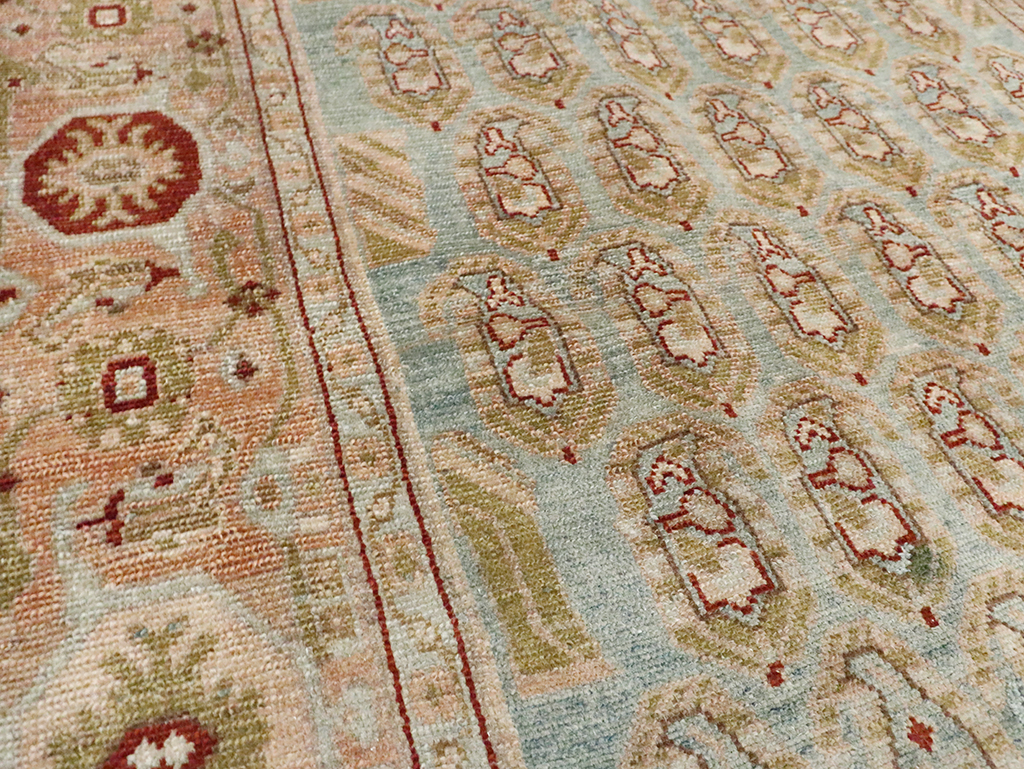 Vintage Persian Malayer Accent Rug, No.29892 - Galerie Shabab