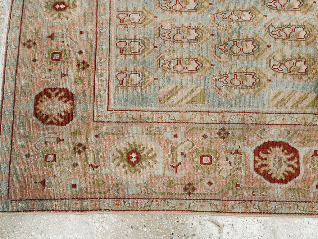 Vintage Persian Malayer Accent Rug, No.29892 - Galerie Shabab