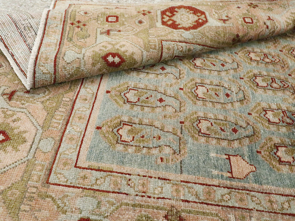 Vintage Persian Malayer Accent Rug, No.29892 - Galerie Shabab